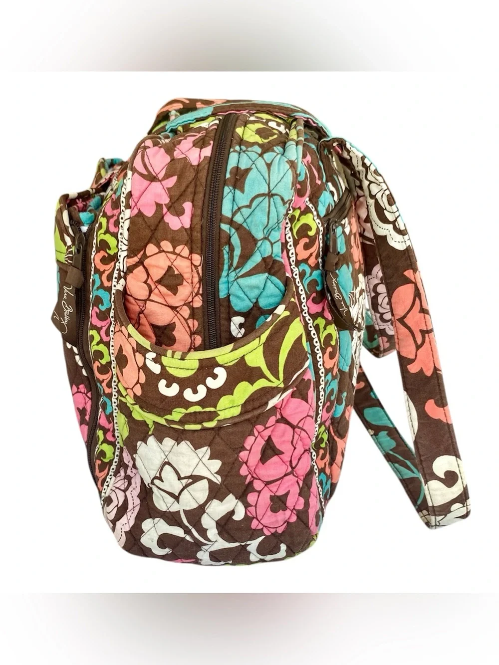 VERA BRADLEY Diaper Bag Tote Changing Pad Pockets